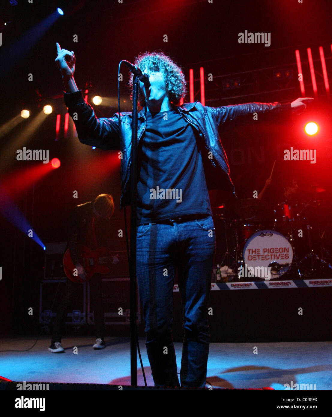 The Pigeon Detectives Perform Live At The Leeds Academy Leeds Stock - 